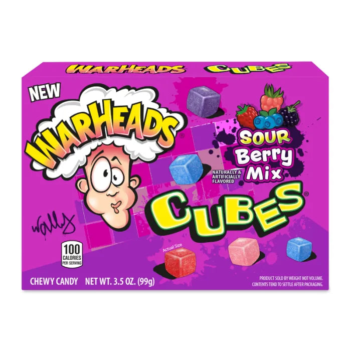 Warheads Cubes Sour Berry Mix